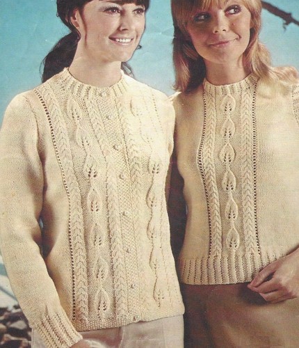 Ladies twin set knitting - ladies,