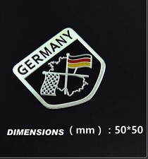 Germany Racing Flags Shield