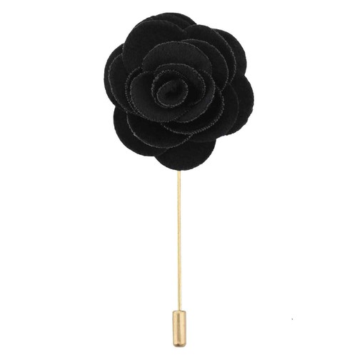 Mens plain velvet lapel - plain, pin
