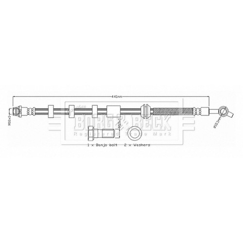 Brake hose for - brake,