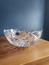 Bohemia crystal bowl 21cm - crystal,