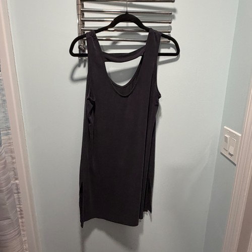 Tank dress charcoal gray - dress,