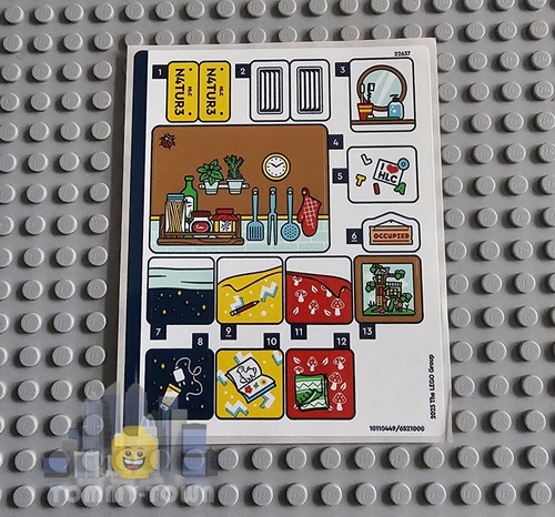 Lego friends sticker sheet - friends,