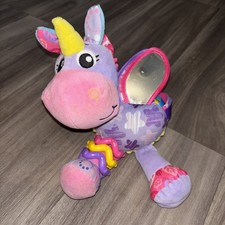 Playgro Unicorn Clip Clop Activity Rattle Pink Nurturing Developmental Toy Pram