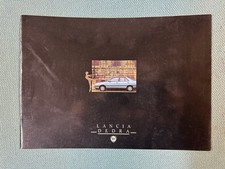 Lancia Dedra sales brochure