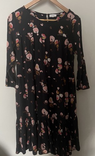 Fatface black pink floral - black,