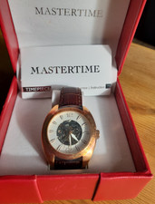 Mastertime Skeleton WB087050 Automatic 41mm Case Men’s Watch-Leather Strap BOXED