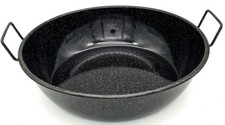 30 CM BLACK ENAMEL KARAHI -
