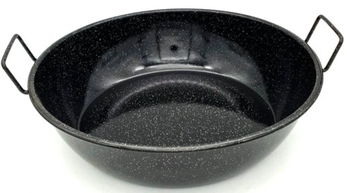 Black enamel karahi - cm,