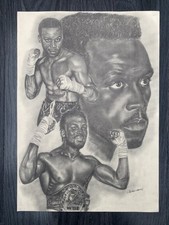 Nigel Benn A2 Boxing Poster by
