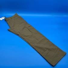 Prana Mens Stretch Zion Pants II Relaxed Fit Cargo Outdoor Olive Green 33x30