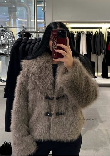 Zara short faux fur - faux,