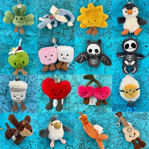 Jellycat coffee mug keyring - coffee,