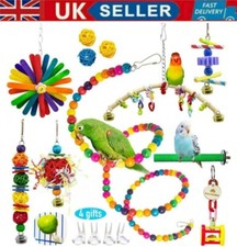 15 Pcs Parrot Toys Metal Rope