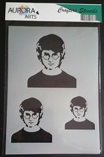 Stencil by Aurora Arts A4 Harry Potter Silhouette 190mic Mylar  stencil 212
