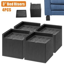 4Pcs 3-Inch Heavy Duty Bed