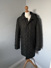 Lands End Black Long Puffer