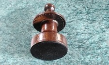 Vintage Dark Wood Small display stand for Hat pins -Earrings