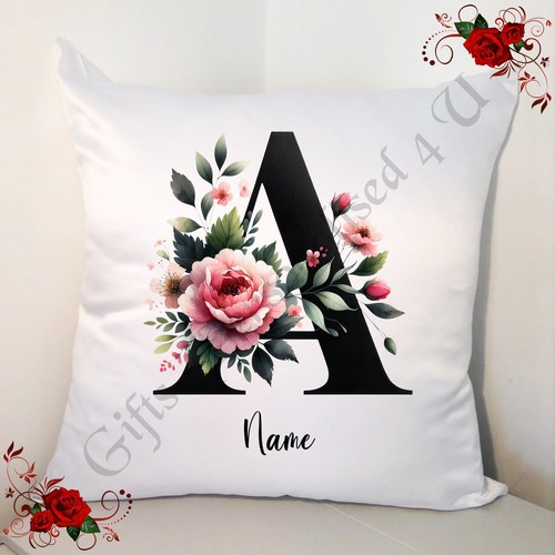Personalised white cushion - personalised, 18"