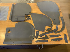 Jaguar E Type S111 Front End Panels, OEM Parts In Perfect Condition.15 Pieces.