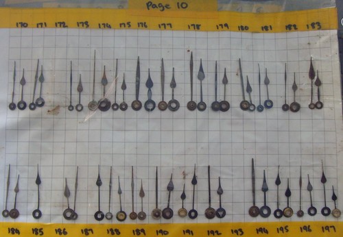 Selection small clock hands - small,