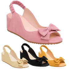 Ladies Sandals Wedge Heels