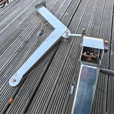 Stainless Steel Boat Davits (Pair) / Tender Lifting Arms with Winch & Cable