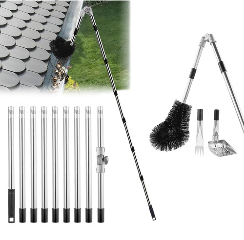 Gutter cleaning brush - gutter,