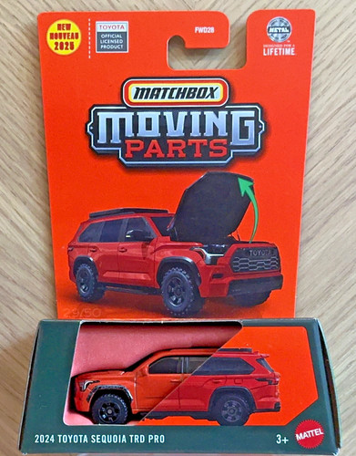 Matchbox moving parts toyota - moving,