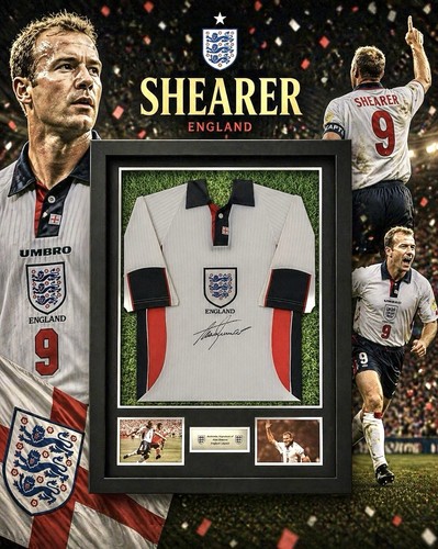 Framed alan shearer hand - shearer,