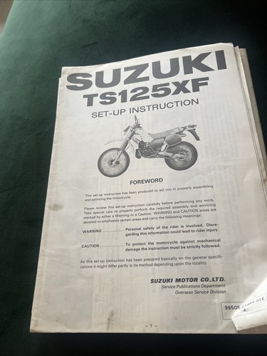 Genuine suzuki ts125xf set - suzuki,