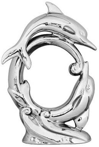 Dolphin ornament silver - dolphin,