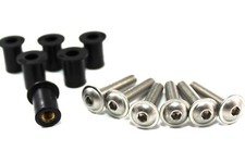 6x Wind Screen Shield Rubber