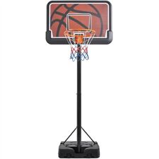 Portable Basketball Hoop Goal Stand Adjustable Height Basketball Net 7.6-10 ft