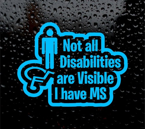 Not all disabilities - disabilities, are