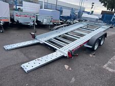 13.2ft x 6ft  2000kg Tilt Car Transporter Trailer TWIN Axle  4m x 1.8m