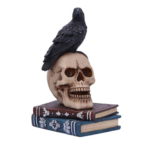 Raven skull ornament 3cm - skull,