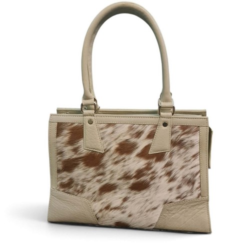 Genuine cowhide leather tote - genuine,