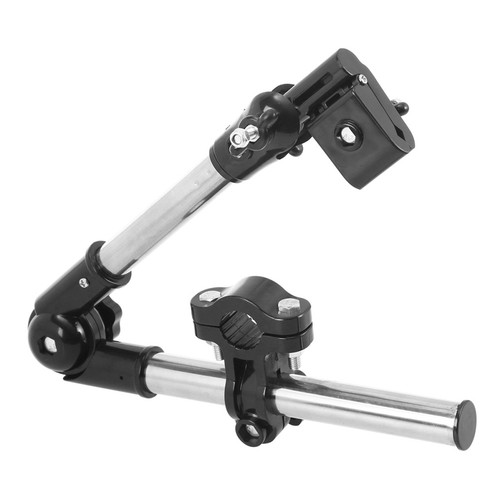 Adjustable black umbrella - black,