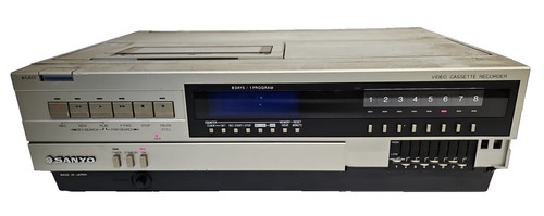 Sanyo vtc 5000 betamax video - betamax,