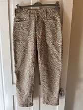Anthropologie Pilcro leopard Stretchy Jeans NWOT 30