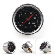 Fuel OIL Pressure Gauge Black