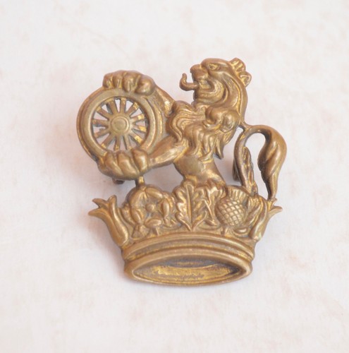 Railway brass cap badge - railway,