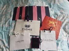 7 DESIGNER GIFT BAGS (LANCOME, JACK WILLS, ELEMIS, CALVIN KLEIN ETC)