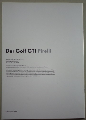 Brochure golf v - vw,