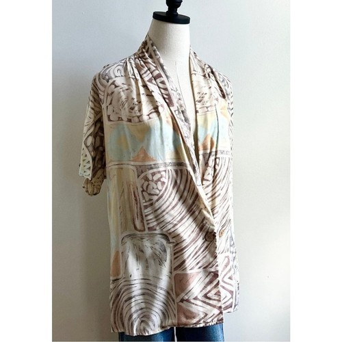 Vintage 70s draped rayon - 70s,