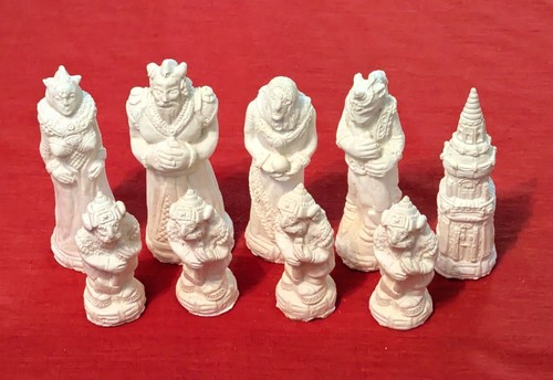 Fantasy chess set latex - chess,