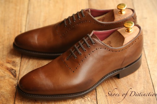 Barker brown leather brogue - barker,