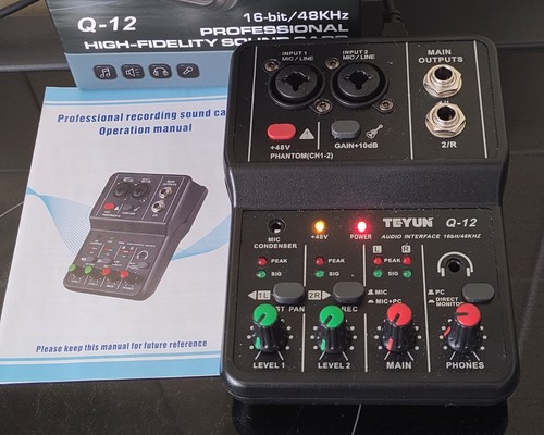 External stereo sound card - stereo,