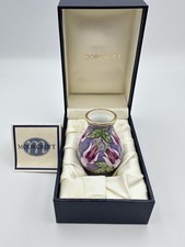 Boxed Moorcroft enamel Fuchsia